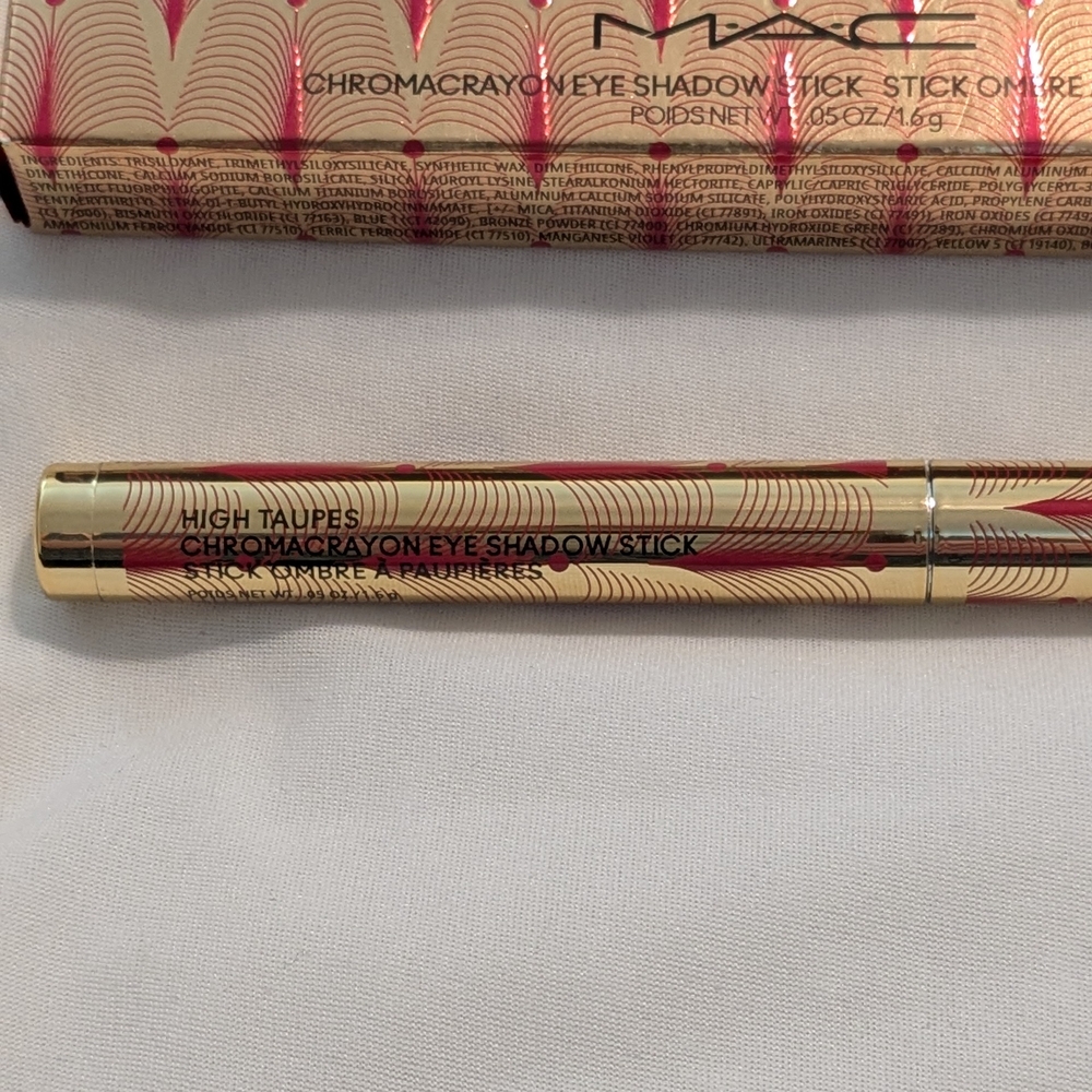 NIB New In Box MAC Cosmetics Chromacrayon Eye Shadow Stick In High Taupes - Picture 11 of 11